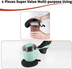 Oven Mitts and Pot Holders, 500 ℉ Heat Resistant Oven Mitts Sets, Silicone Oven - Image 5