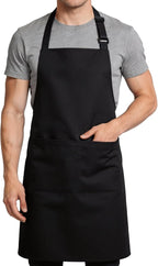 Large Chef Apron for Men and Women, Cooking Kitchen Aprons by Cardkiss