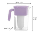 Culligan with ZeroWater Technology 10-Cup Water Filter Pitcher – Includes - Image 3