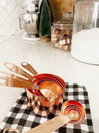 Copper Measuring Cups and Spoons Stainless Steel 9 pieces - Image 9