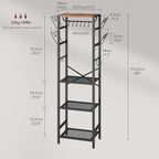 MAHANCRIS 4-Tier Pot Rack, Pots and Pans Organizer - Image 4