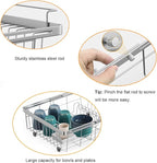 Expandable in Sink Dish Drying Rack, Adjustable Capacity Stainless Steel Over - Image 6