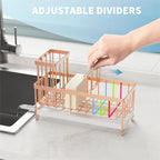Cisily Sponge Holder for Kitchen Sink, Sink Caddy Organizer - Image 3