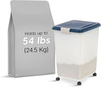 IRIS USA Dog Food Storage Container, Attachable Wheels, - Image 2