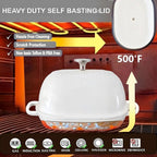 Cast Iron Bread Oven, 6 QT Bread Oven, Thick Enameled Loaf Pan - Image 8