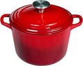 Flavehc Dutch Oven Pot with Lid 2.8 qt Cast Iron Dutch Oven by FLAVEHC