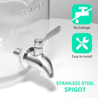 1 Gallon Glass Drink Dispenser - Image 2