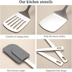 Berglander Stainless Steel Spatulas Set 3pcs, Metal Spatula - Image 5