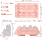 Cat Ice Cube Tray Silicone Large Ice Cube Mold, Fun Shapes Ice Cube Trays - Image 6