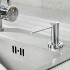 Soap Dispenser for Kitchen Sink Polished Chrome GAPPO Stainless Steel - Image 2