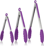 U-Taste Kitchen Tongs, 7/9/12 inches Cooking Tongs, by U-Taste