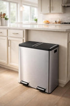 Step N' Sort The 18.5 Gallon Extra Large Capacity, Dual Trash and Recycling Bin - Image 10