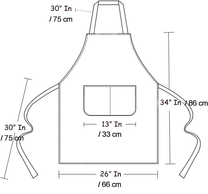 Art Aprons for Painting Pottery Ceramics, Mens Women Kitchen Cooking Aprons - Image 8