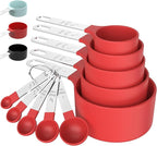 TILUCK Measuring Cups & Spoons Set, Stackable Cups and Spoons, Nesting Measure by TILUCKBringsGoodLuck