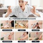 Kitchen Scissors Heavy Duty for Food, All Purpose Meat Scissors, Premium Ultra - Image 5