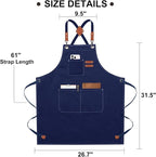 ZOMAO Chef Apron for Women Men - Image 7
