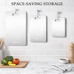 Cutting Board, 316L Food-Grade Stainless Steel Cutting Board Set of 3 | - Image 7
