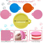 4 Pcs Food Can Lids Pet Can Covers, Silicone Small Pet Food Can Lids Covers - Image 2