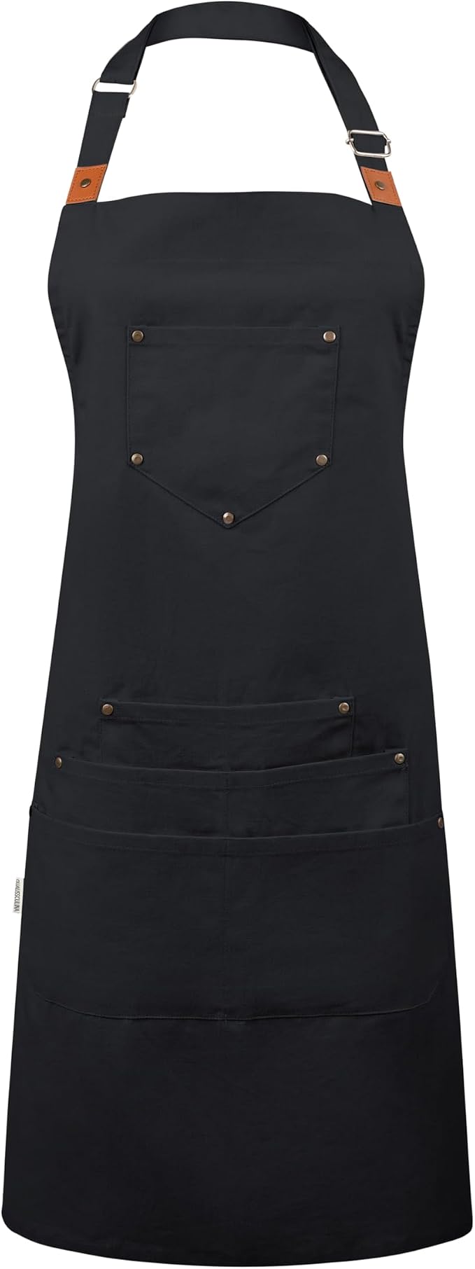 Cotton Canvas Apron for Women & Men – Adjustable Neck Strap & Waist Ties - Image 6