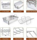 P&P CHEF 14" Roaster Roasting Pan - Image 3