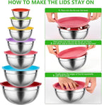 Leidawn Mixing Bowls with Lids for Kitchen - Image 3