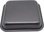 2pcs Mini Baking Pans 8 X 8 Inch Square Cake Pan Bread Pan Nonstick Heavy - Image 4