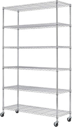 BestOffice | 6-Tier Wire Storage Shelves by BestOffice