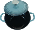 Flavehc Dutch Oven Pot with Lid 1.8 qt Cast Iron Dutch Oven - Image 8