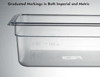 CURTA 6-Pack Full Size 4" Deep NSF Polycarbonate Food Pans | Dishwasher & - Image 4