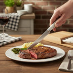 Alata 8-Piece White Steak Knives Set - Image 5