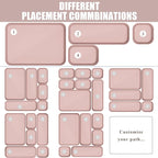 Plastic Drawer Organizers, Desk and Vanity Organizer Plastic Tray, Makeup - Image 4