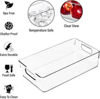 ShelfShaper Large Clear Plastic Storage Bins, Pantry Organizers and Storage - Image 2