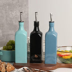Sweejar 19 Fl Oz Ceramic Olive Oil Dispenser Bottle - Image 4