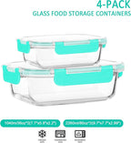 Extra Large Glass Food Storage/Baking Containers Set - Image 2