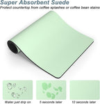Rnivvi Coffee Mat, Hide Stain Rubber Backed Absorbent Dish Drying Pad - Image 3
