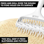Orblue Pizza Dough Docker, Pastry Roller - Image 2