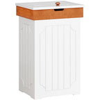 Function Home Trash Can Cabinet, 13 Gallon Kitchen Garbage Can, Wood Recycling by FunctionHome