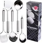 Stainless Steel Cooking Utensils Set, Wok Utensils Set Include Wok Ladle by DYAYGPRGP