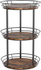 LAMU 10'' Lazy Susan Turntable Organizer, 3 Tier Round Rotating Spice Rack by YourHome-OrganizationHelper