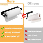Paper Towel Holder Under Cabinet, Paper Towel Holder, Waterproof and Rustproof - Image 5