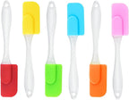 ZukoCert 6 Piece Mini Silicone Spatula Set, Small Heat-Resistant Rubber Spatulas by ZukoCert