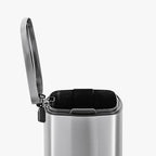 QUALIAZERO 50L / 13 Gallon Stainless Steel Step-On Kitchen Trash Can Soft-Close - Image 6