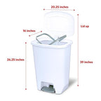Glad Kitchen Trash Can 20 Gallon | Large Plastic Waste Bin - Image 2