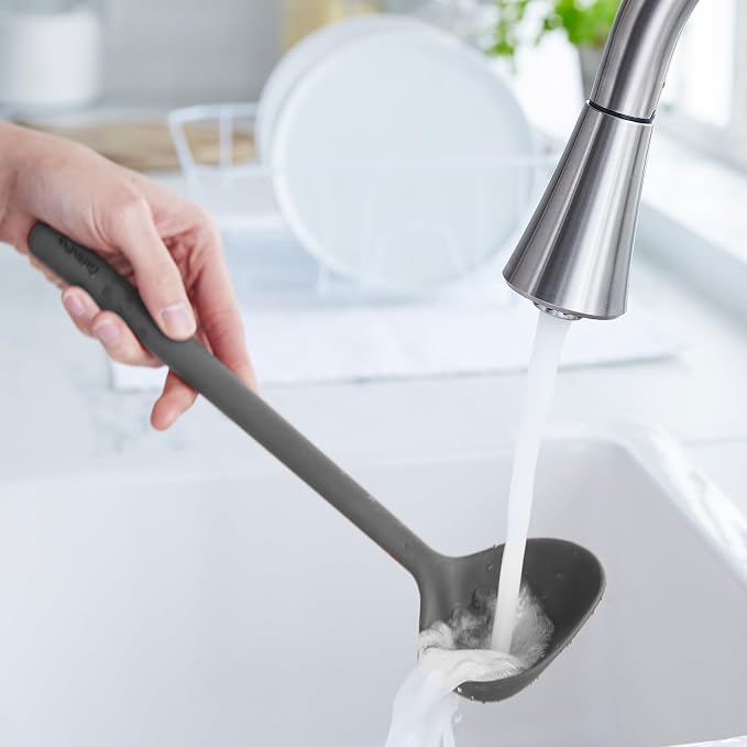 GreenPan Silicone Ladle, Soup Mixing Stirring Serving, Cooking Kitchen Utensil - Image 6
