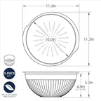 Nordic Ware 2-in-1 Colander Bowl Set - Image 5