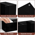 Acrylic Coffee Cup Holder for Countertop, 3 Slots Acrylic Coffee Bar - Image 5