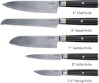 Yatoshi Knives Magnetic Kitchen Knife Block Set - Image 5