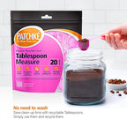 40-Pack Plastic Measuring Spoons Set – 20 × Teaspoons + 20 × Tablespoons - Image 5
