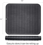 ZLR 2 Pcs Large Silicone Dish Drying Mat - Image 2