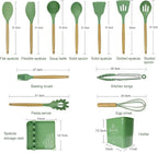 MYKUJA Silicone Cooking Utensils Set, Heat Resistant Kitchen Utensils Set - Image 3